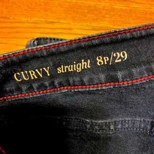 Women’s Talbots Curvy Straight Jeans 8p/29